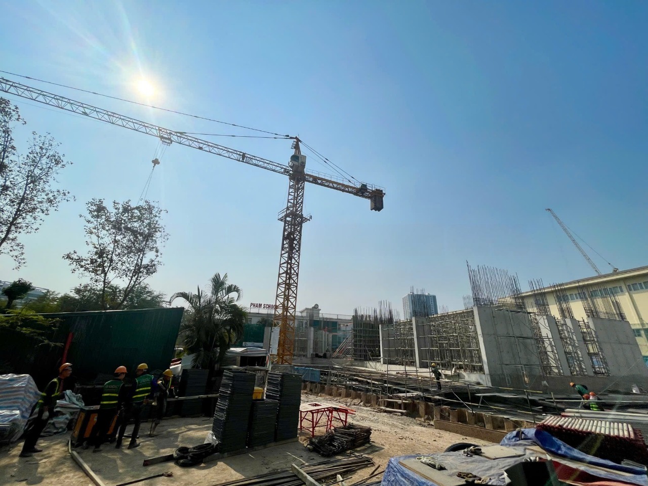 Cập nhật tiến độ dự &aacute;n Viha Flora th&aacute;ng 01/2026 - Ảnh tổng quan  thi c&ocirc;ng