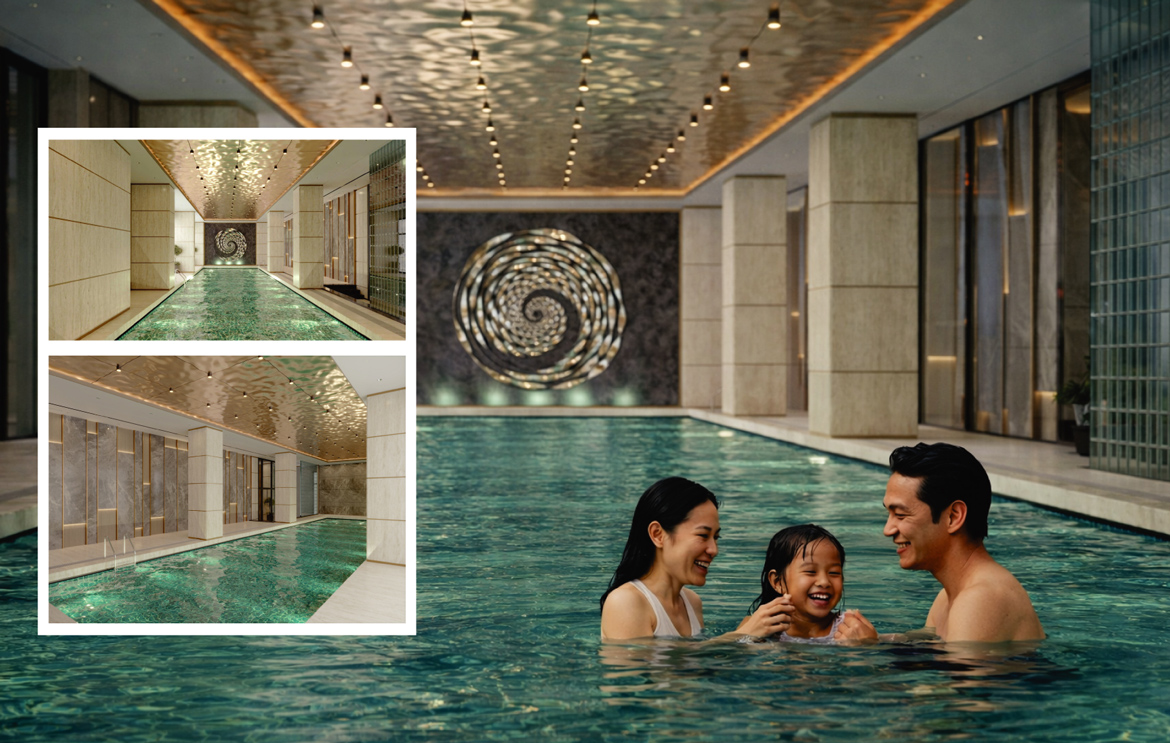 Bể bơi trong nhà Tiện ích bể bơi trong nhà tại chung cư Viha Flora