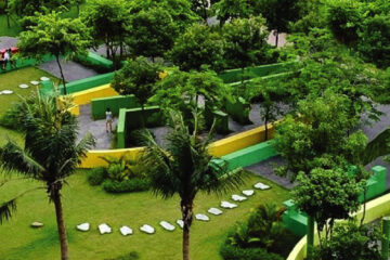 Vườn thị gi&aacute;c dự &aacute;n chung cư Viha Flora